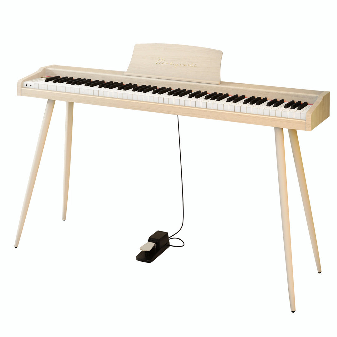 Mielczewski digitalpiano med metallben, beige