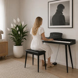 Mielczewski Canzonetta digitalpiano med ben, svart