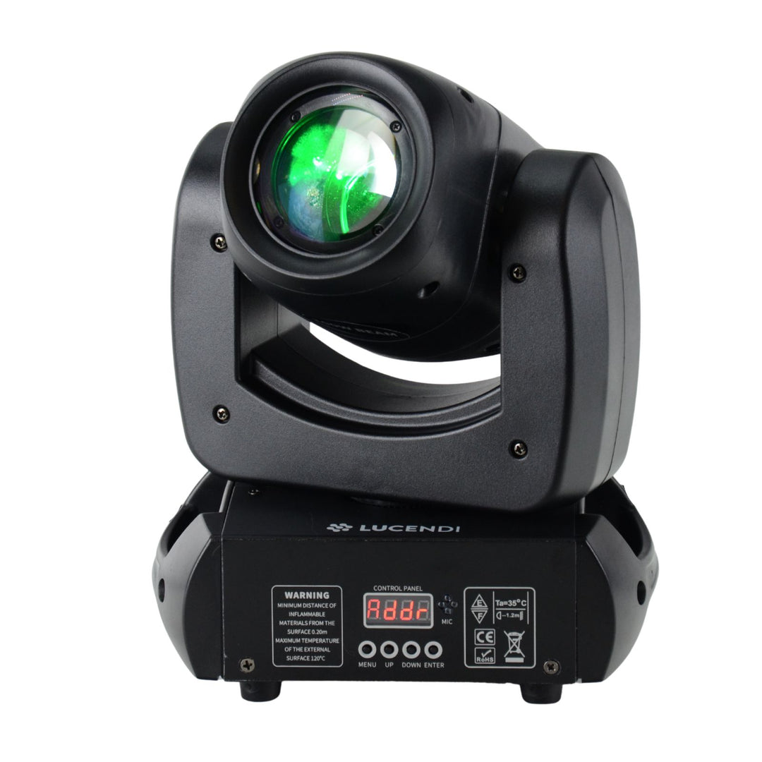 Lucendi BEAM100 moving head, set med 4 st och case