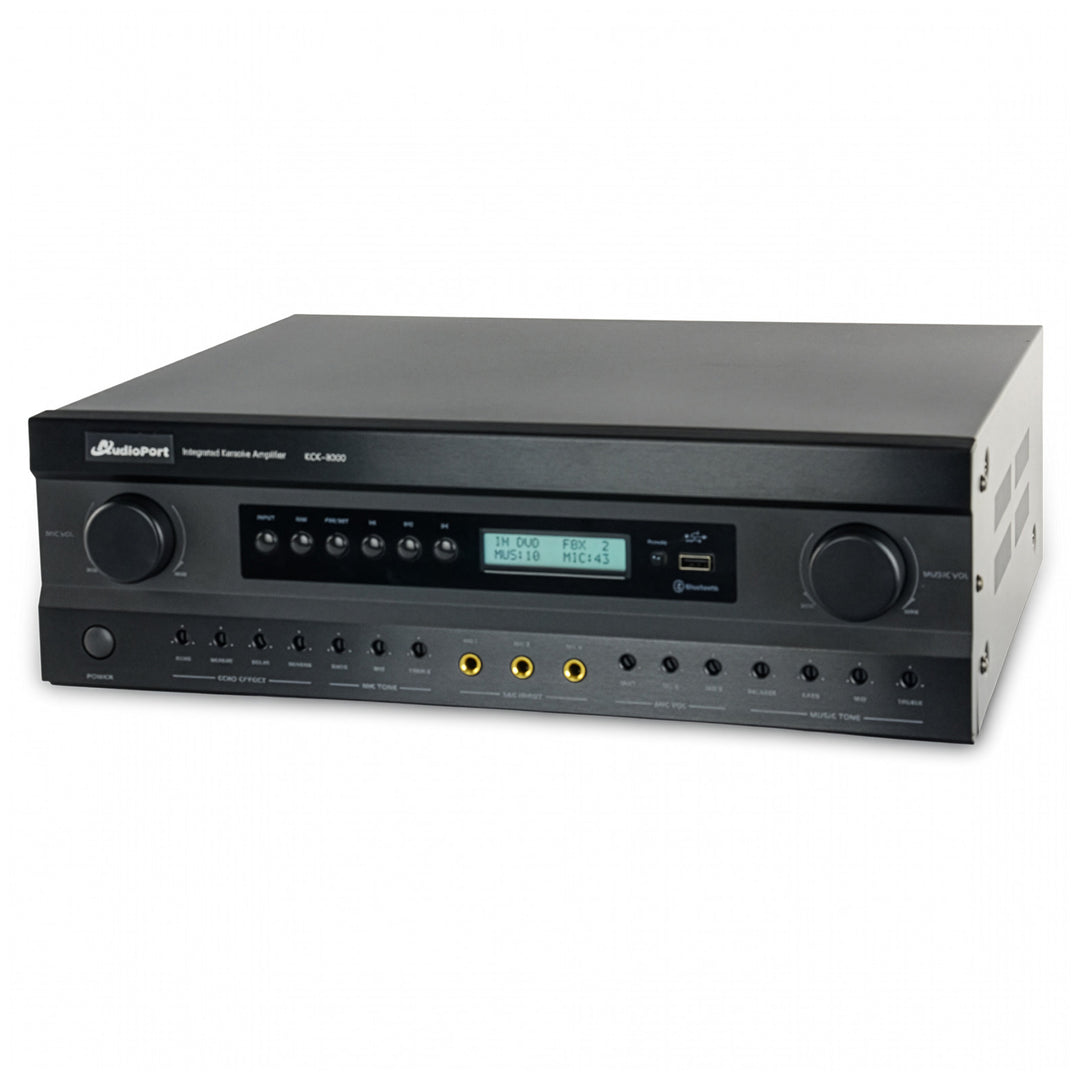 Audioport KC8300 förstärkare 2 x 300 W med DSP