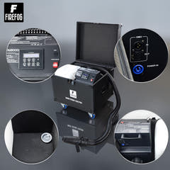 Firefog Snow Storm 1500 Pro snömaskiner 1500 W i flightcase
