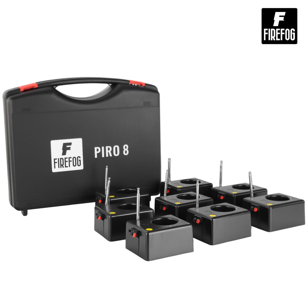 Firefog Piro 8 fjärrtändningsset för gnistfontäner, 8 kanaler