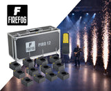 Firefog Piro 12 fjärrtändningsset för gnistfontäner, 12 kanaler
