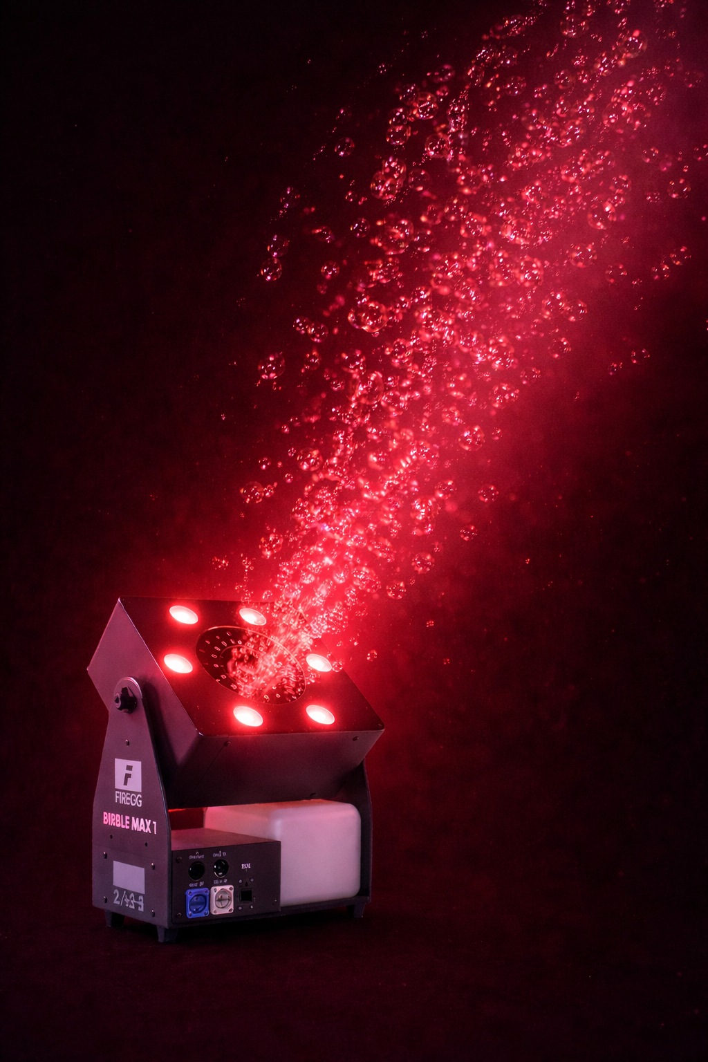 Firefog Bubble Max 1 bubbelmaskin med LED, DMX och fjärrkontroll