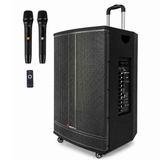 Audioport V15 transportabel Aktiv högtalare 500 W med 2 mikrofoner