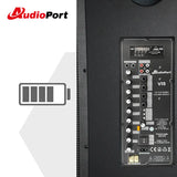 Audioport V15 transportabel Aktiv högtalare 500 W med 2 mikrofoner