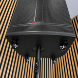 Audioport V15 transportabel Aktiv högtalare 500 W med 2 mikrofoner