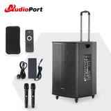 Audioport V15 transportabel Aktiv högtalare 500 W med 2 mikrofoner
