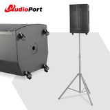 Audioport V15 transportabel Aktiv högtalare 500 W med 2 mikrofoner