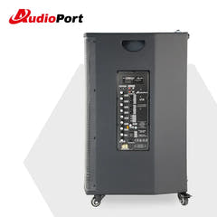 Audioport V15 transportabel Aktiv högtalare 500 W med 2 mikrofoner