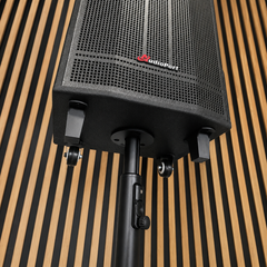 Audioport V12 transportabel aktiv högtalare 350 W med 2 mikrofoner