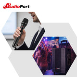 Audioport V12 transportabel aktiv högtalare 350 W med 2 mikrofoner