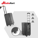 Audioport V12 transportabel aktiv högtalare 350 W med 2 mikrofoner