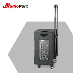 Audioport V8 transportabel aktiv högtalare 250 W med 2 mikrofoner