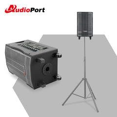 Audioport V8 transportabel aktiv högtalare 250 W med 2 mikrofoner