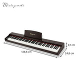 Mielczewski Tiento digitalpiano, mörkbrun