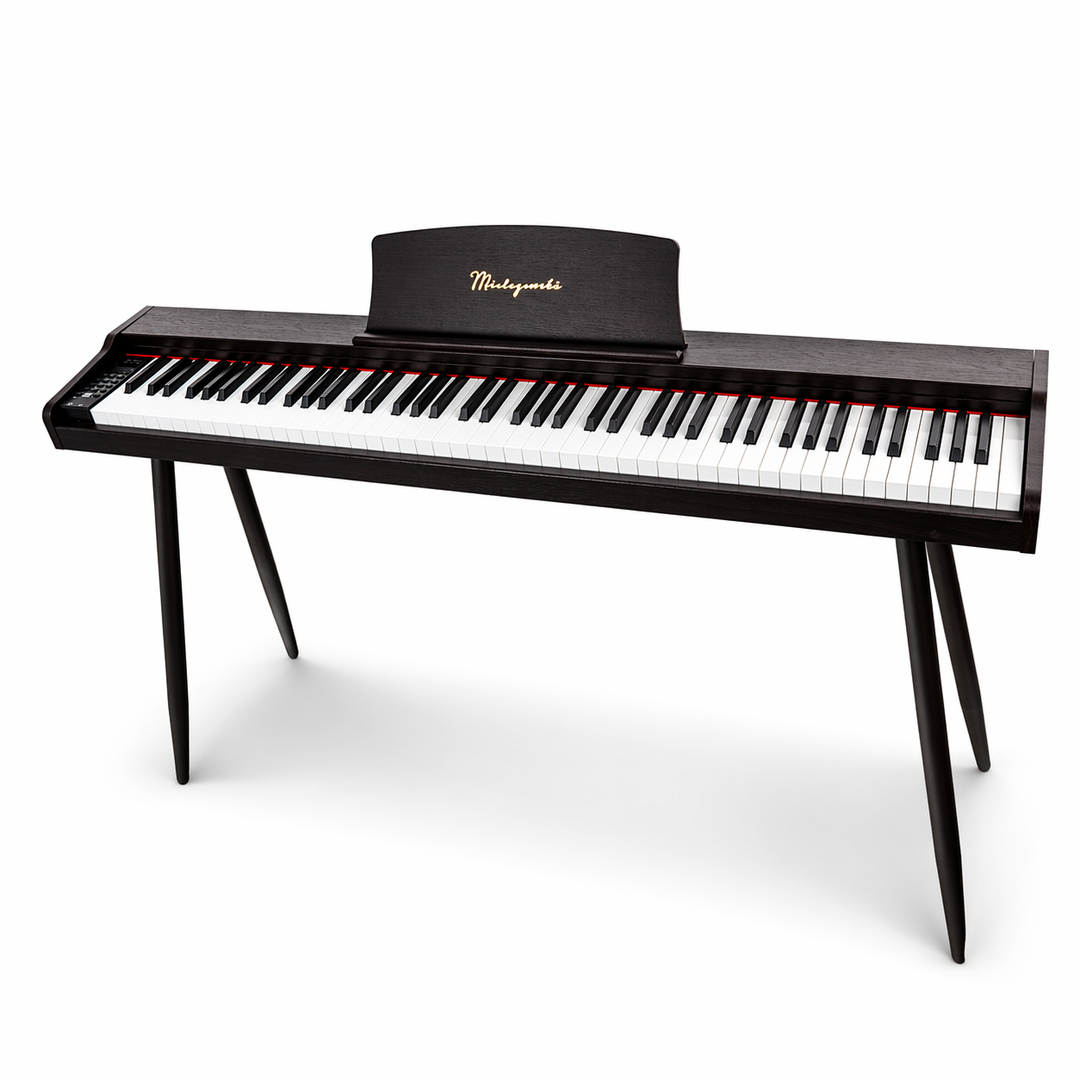Mielczewski Virelai digitalpiano med ben, mörkbrun