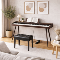 Mielczewski Virelai digitalpiano med ben, mörkbrun