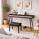 Mielczewski Virelai digitalpiano med ben, mörkbrun