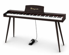 Mielczewski Virelai digitalpiano med ben, mörkbrun