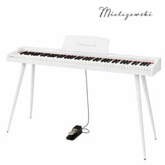 Mielczewski Virelai digitalpiano med ben, vit