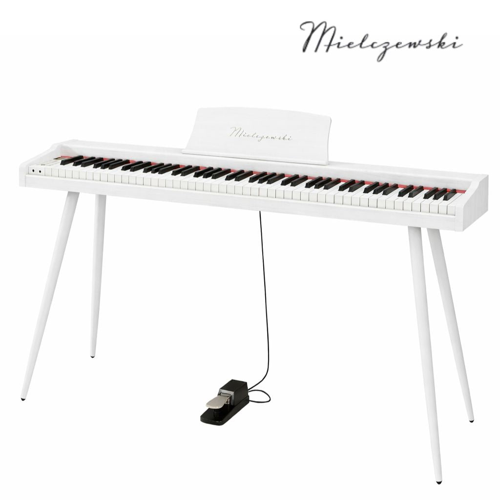 Mielczewski Virelai digitalpiano med ben, vit