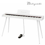 Mielczewski Virelai digitalpiano med ben, vit