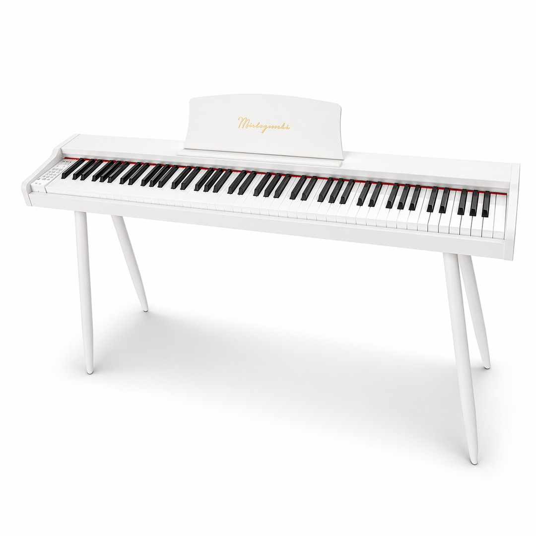 Mielczewski Virelai digitalpiano med ben, vit