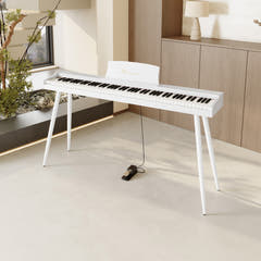 Mielczewski Virelai digitalpiano med ben, vit