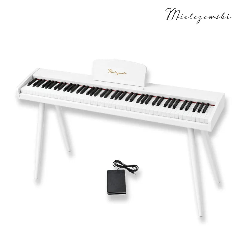 Mielczewski Canzonetta digitalpiano med ben, vit