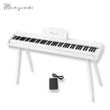 Mielczewski Canzonetta digitalpiano med ben, vit