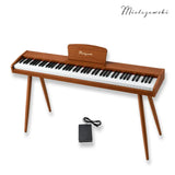 Mielczewski Canzonetta digitalpiano med ben, ljus mahogny