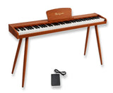 Mielczewski Canzonetta digitalpiano med ben, ljus mahogny