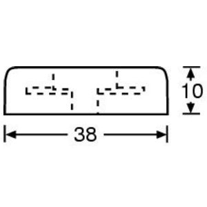 Gummifot 38 x 10 mm