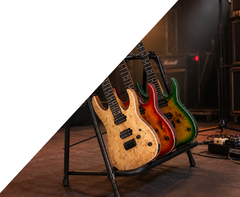 Hardman gitarrstativ för 3 gitarrer, hopfällbart