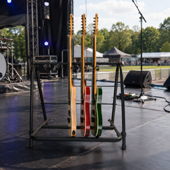 Hardman gitarrstativ för 5 gitarrer, hopfällbart