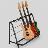 Hardman gitarrstativ för 5 gitarrer, hopfällbart