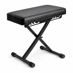 Hardman SB006 hopfällbar pianopall, svart, upp till 150 kg