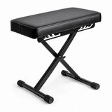 Hardman SB006 hopfällbar pianopall, svart, upp till 150 kg