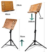 Nodstativ i trä (70-160cm)