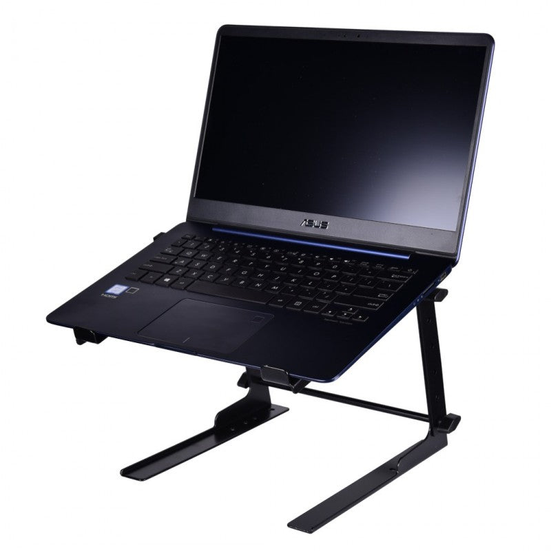 Laptop stativ - justerbart, svart