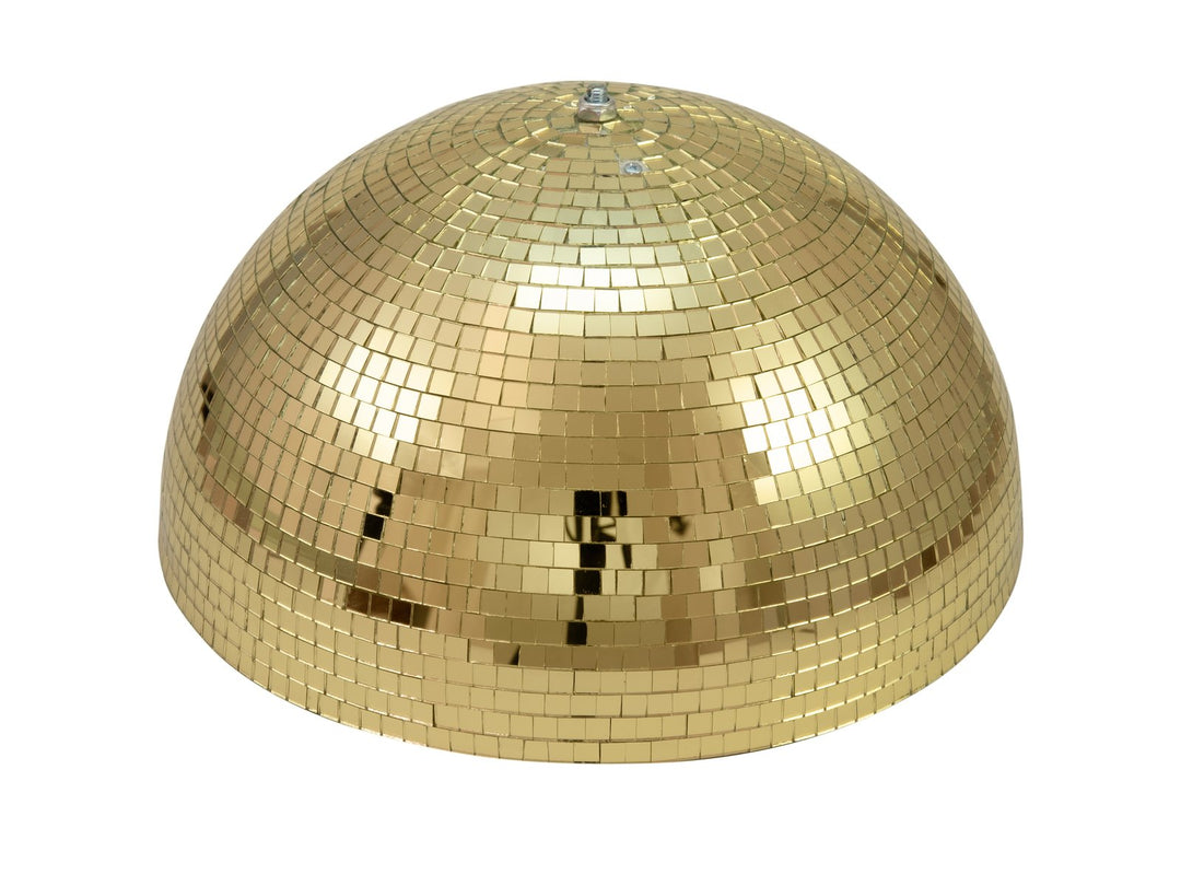 EUROLITE Halv Spejlkugle 40 cm guld motoriseret