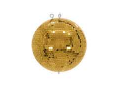 EUROLITE Set spegelkula 30cm guld med stativ och svart cover för stativ