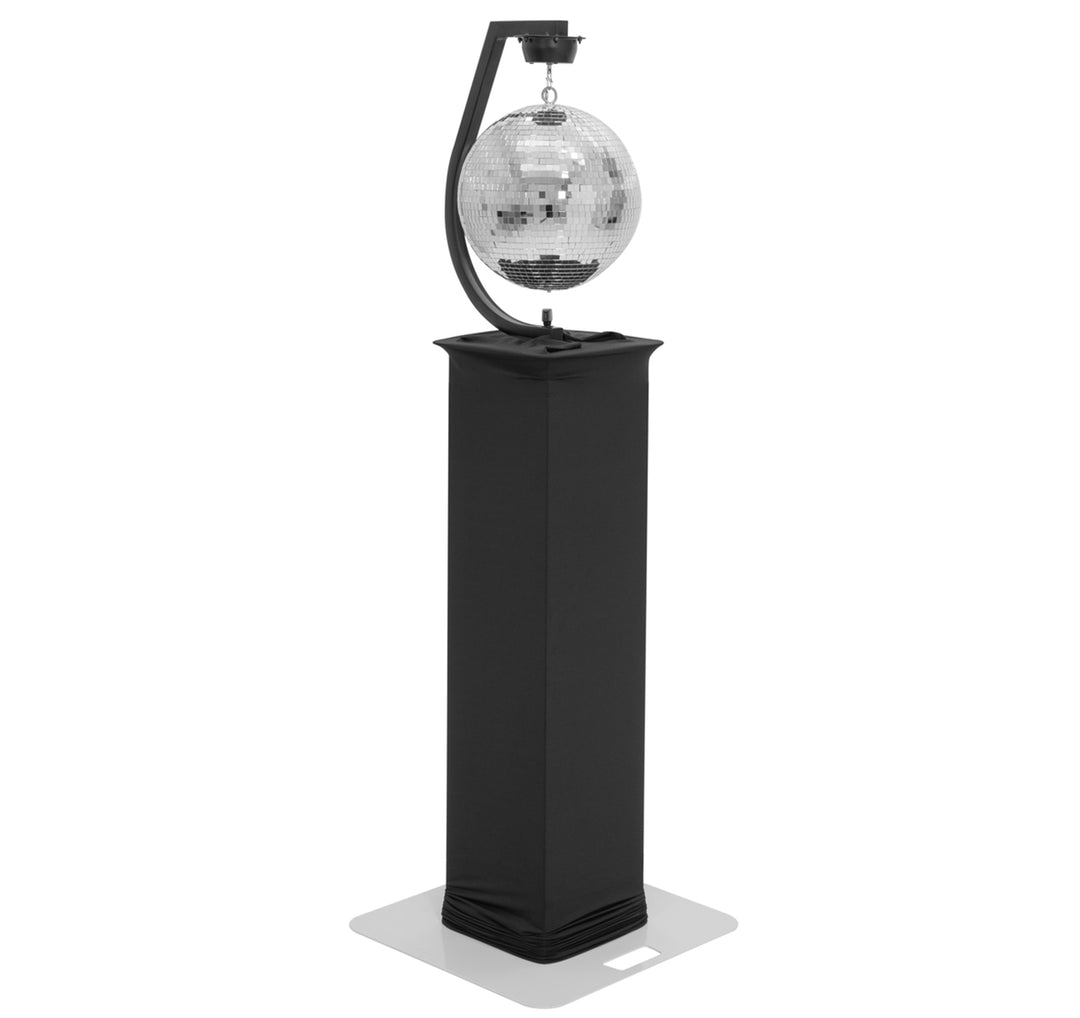 Hållare med motor för discobollar upp till 30cm (svart)