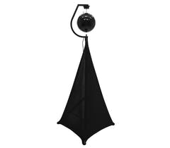 Hållare med motor för discobollar upp till 30cm (svart)