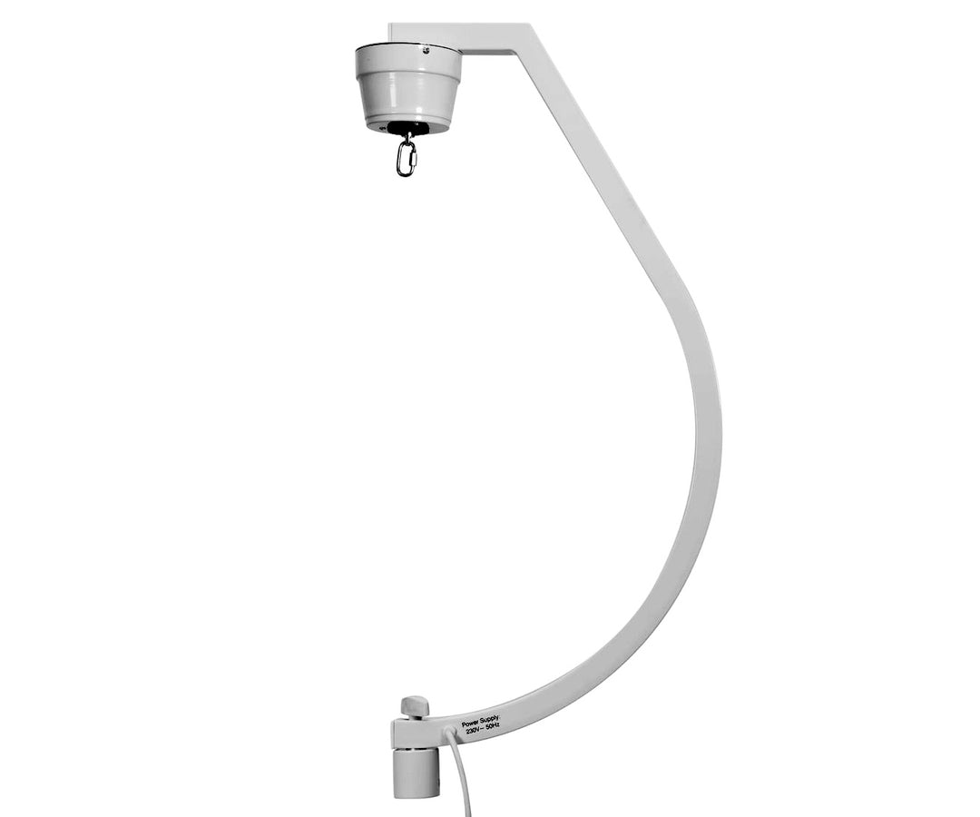 Hållare med motor för discobollar upp till 50cm (Vit)