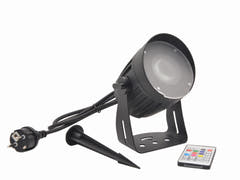 EUROLITE LED Outdoor Spot 15W RGBW QuickDMX med markspjut