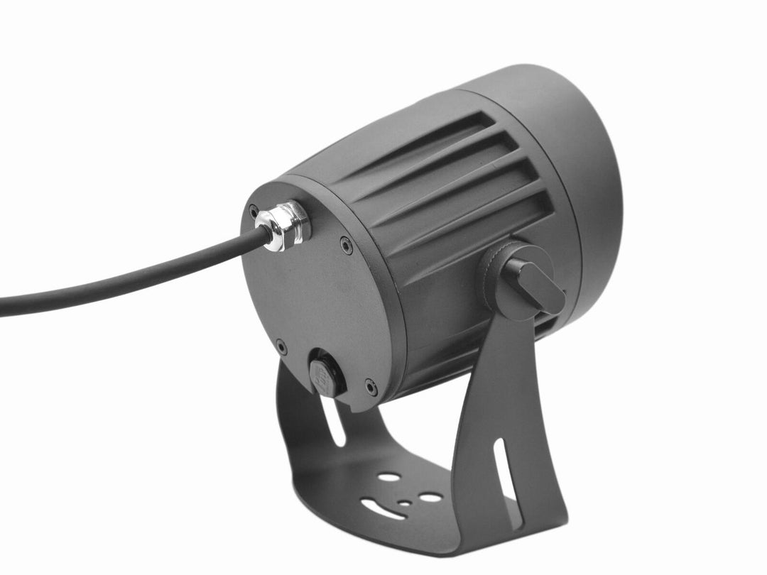 EUROLITE LED utomhusspotlight 18W WW med markspjut