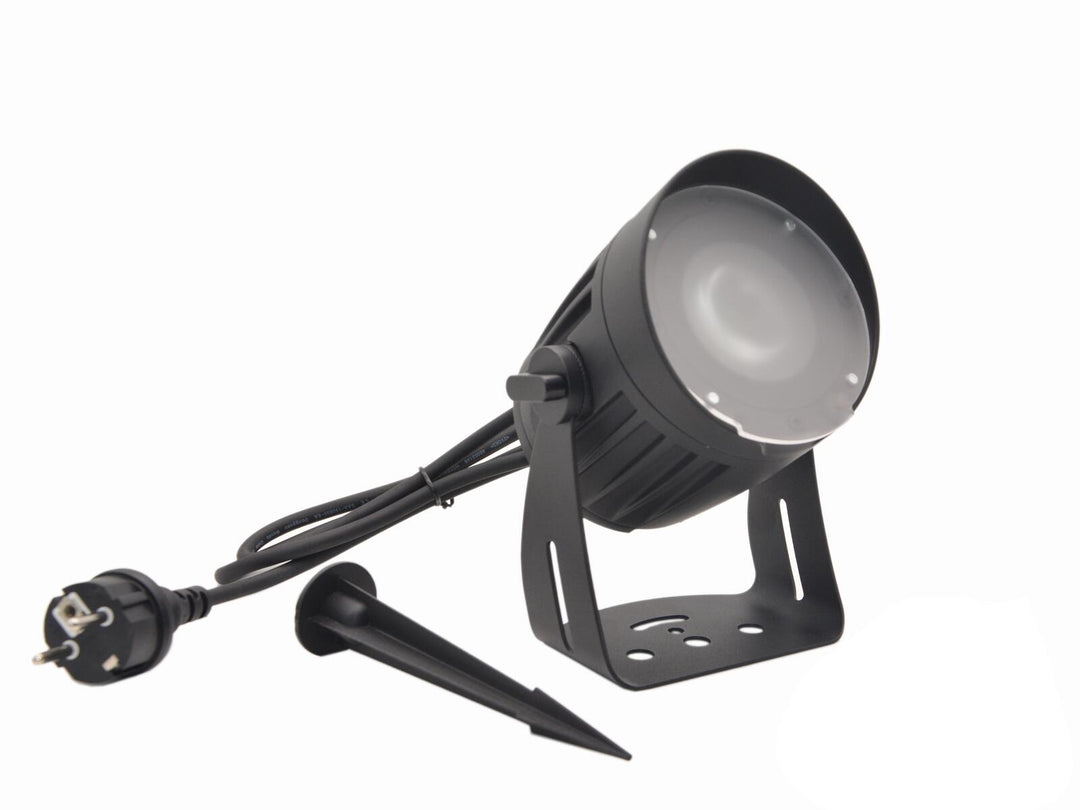 EUROLITE LED utomhusspotlight 18W WW med markspjut