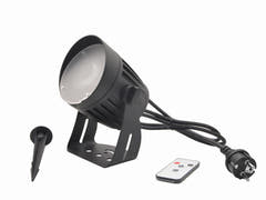EUROLITE LED utomhusspotlight 18W WW med markspjut